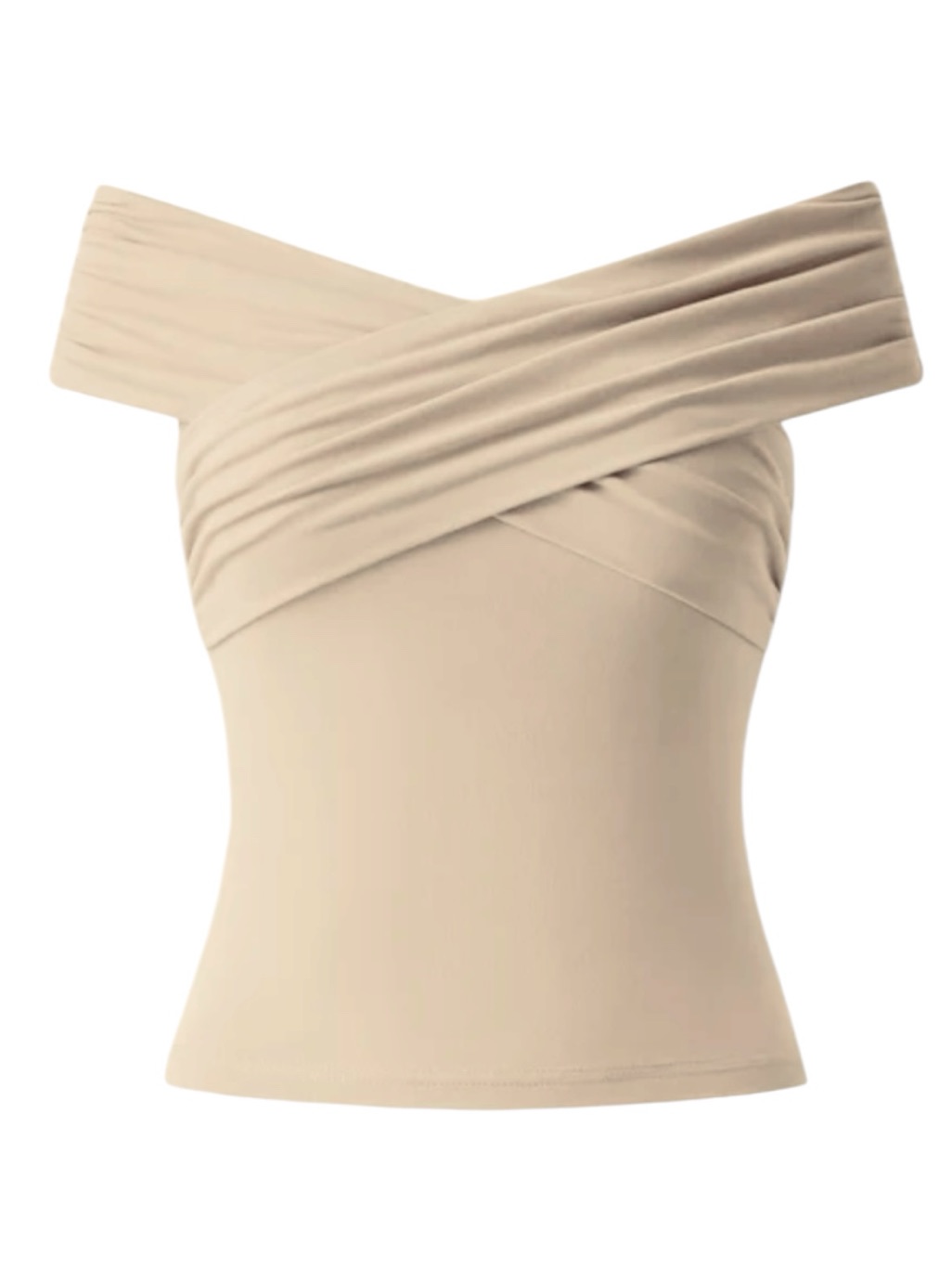 Ogl | Eco-Skinkiss Criss Cross Off Shoulder New Airy Bra Top | Large New